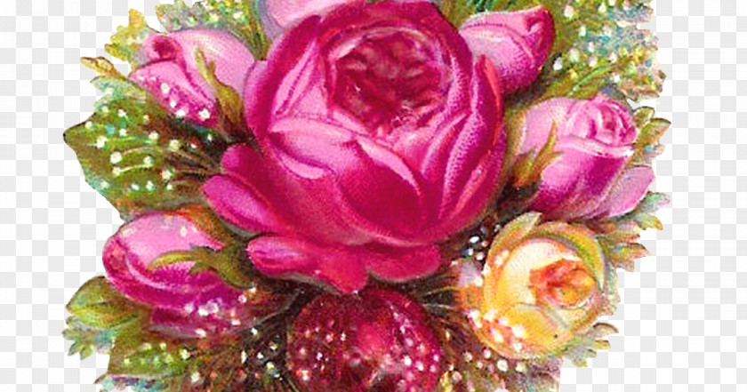 Flower Pink Blue Rose Bouquet Clip Art PNG