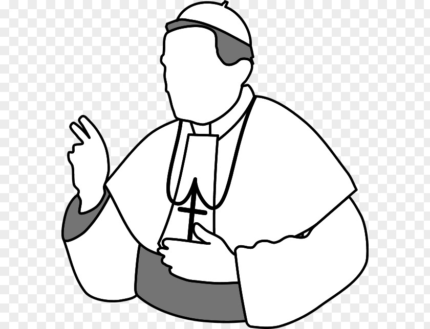 Priest Blessing Cliparts Pope Catholic Church Clip Art PNG