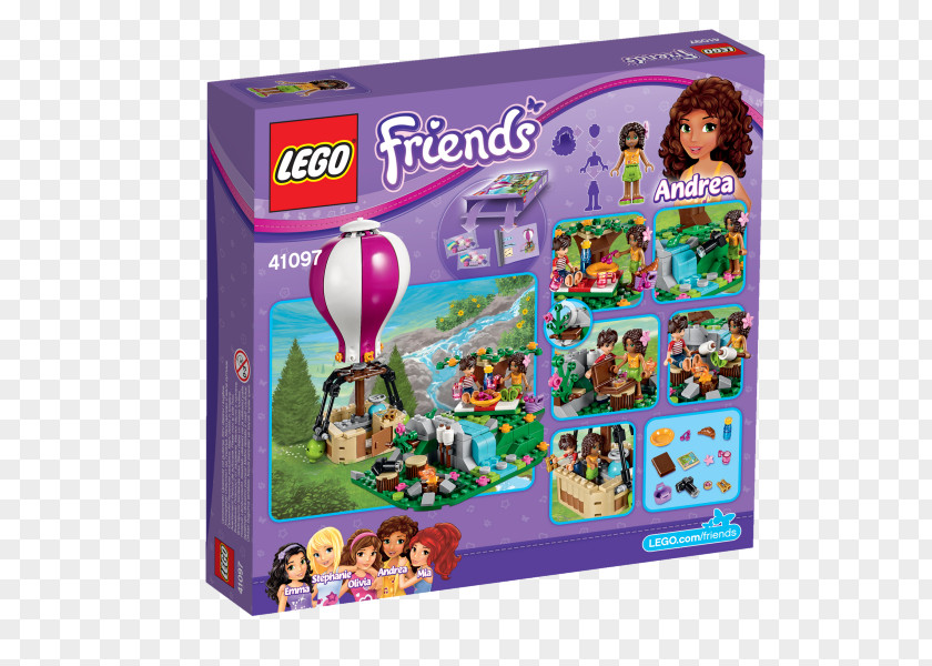 Toy LEGO 41097 Friends Heartlake Hot Air Balloon Hamleys Amazon.com PNG