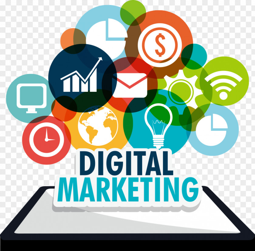 Vector Tablet Digital Marketing Small Business Strategy PNG