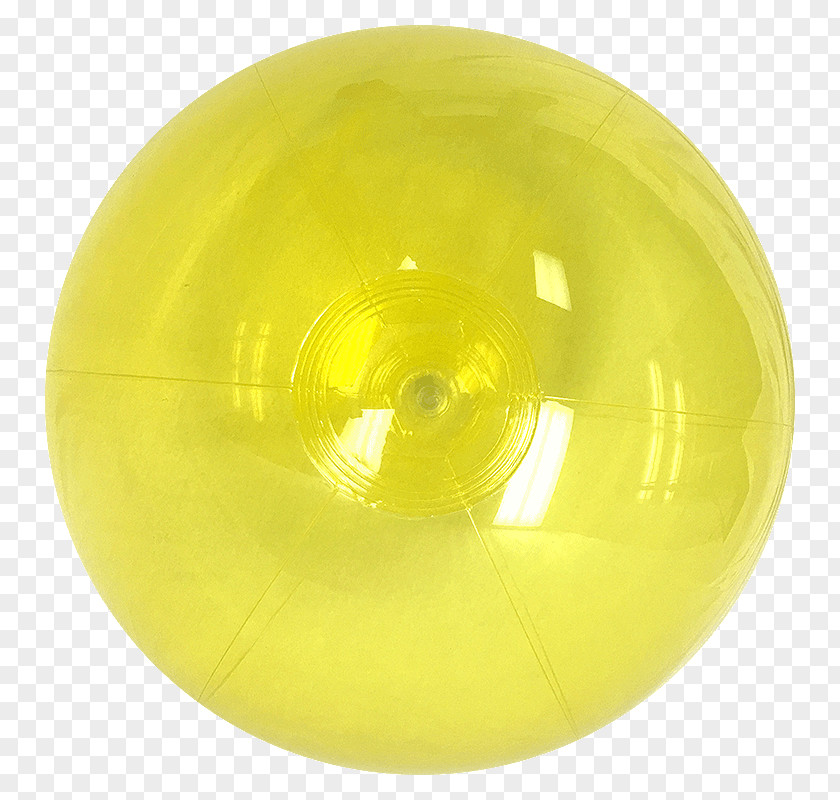 Yellow Beach Ball Circle PNG