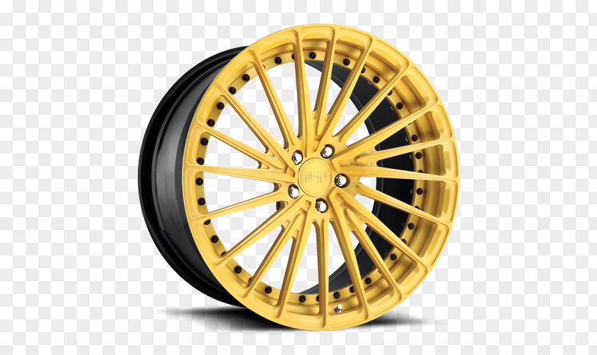 Gold Alloy Wheel Mallorca Spoke Yellow PNG