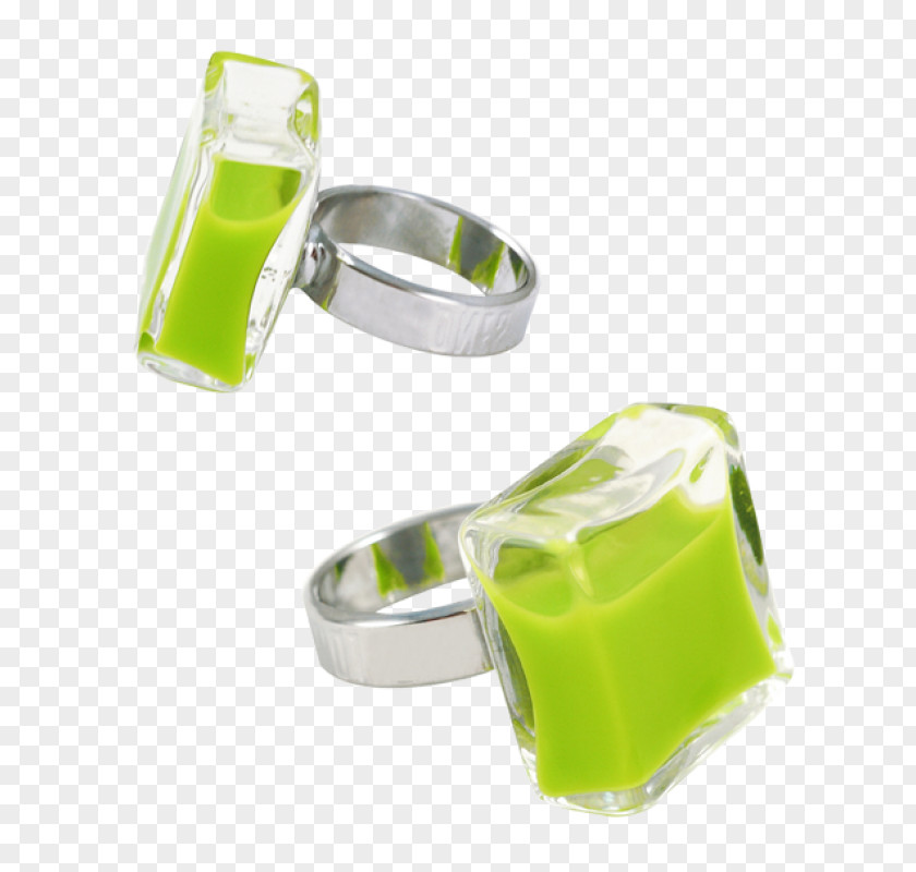 Ring Body Jewellery Green Silver PNG