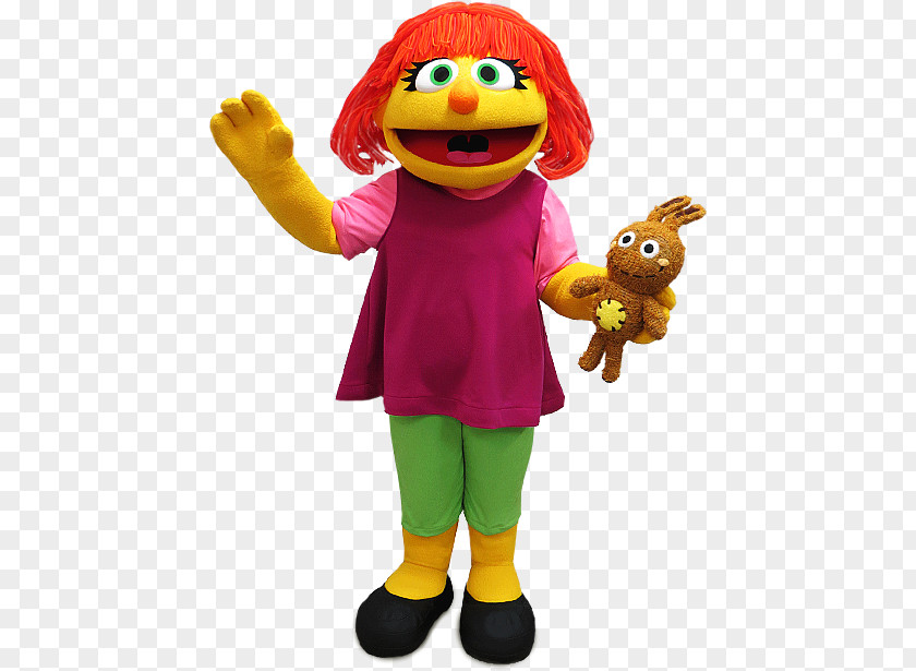 Sesame Street Characters Julia Big Bird Grover Resort PNG
