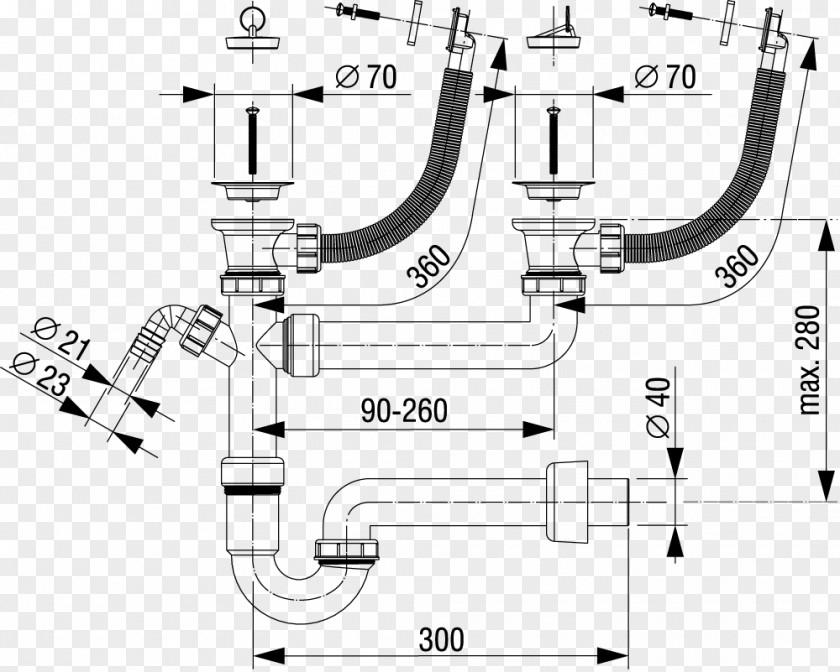 Sink Trap Pipe Toilet PNG