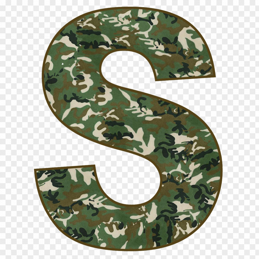 CAMOUFLAGE Letter Case Alphabet Military Camouflage PNG