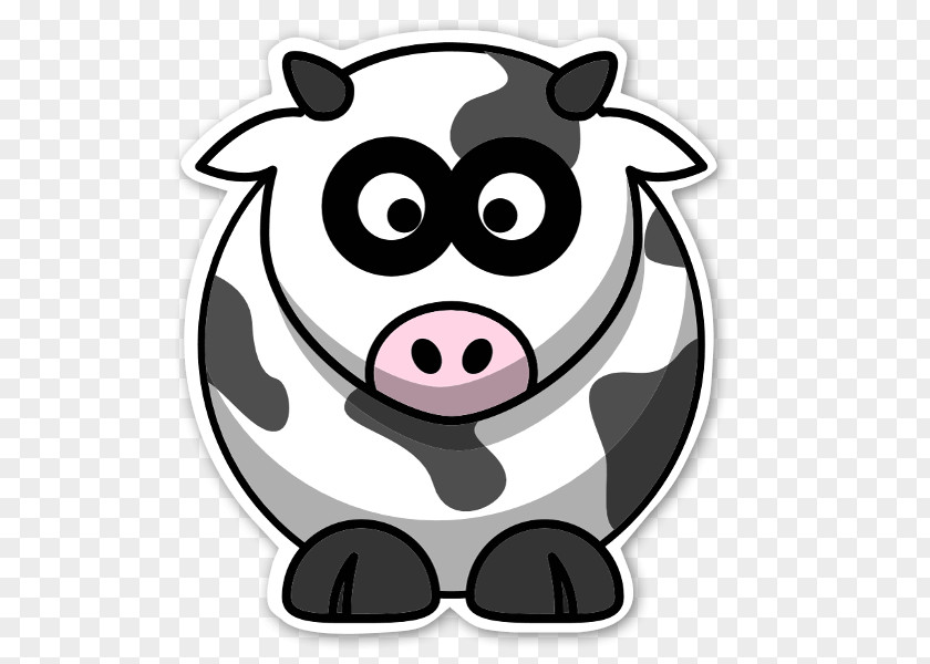 Cartoon Cow Cattle Little Clip Art PNG