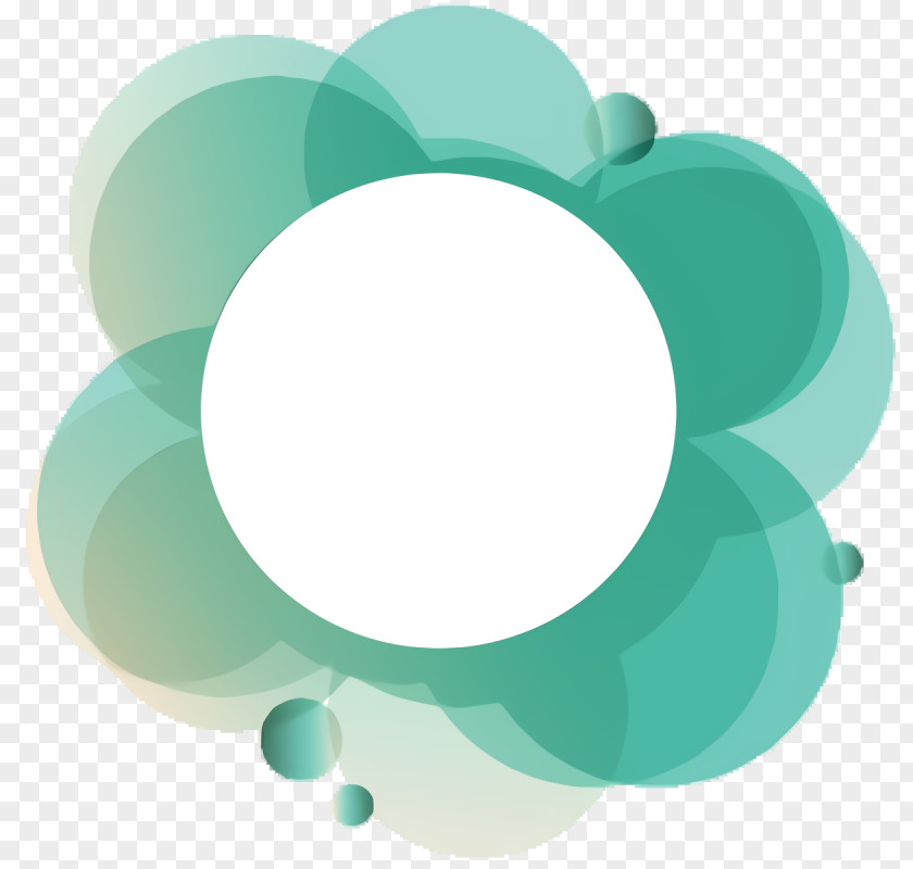 Cloud Teal Cartoon PNG