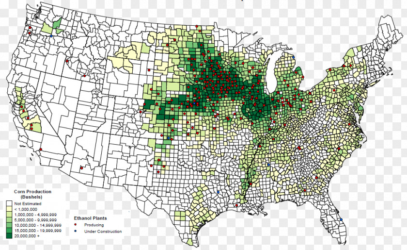 Corn Belt Production In The United States Department Of Agriculture National Agricultural Statistics Service Ethanol Fuel PNG
