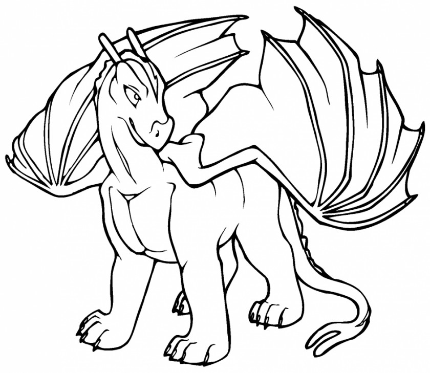 Dragon Pictures Coloring Book Chinese Child Fairy PNG
