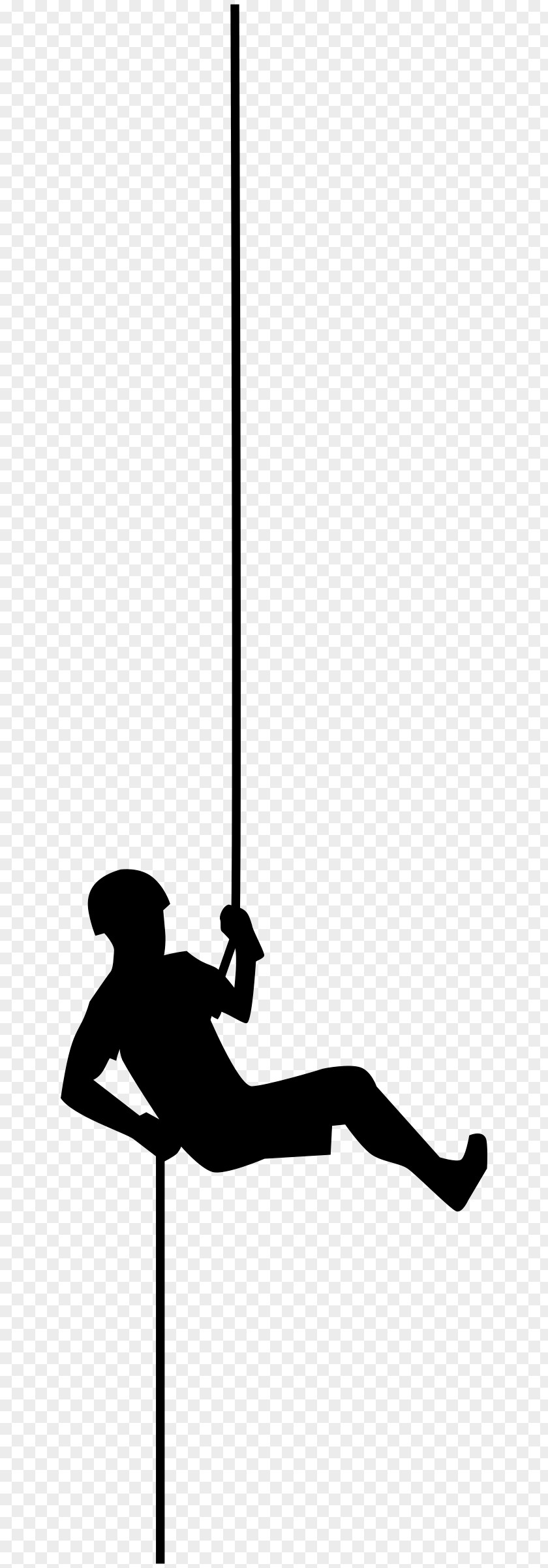 Hanging Rope Abseiling Climbing Clip Art PNG