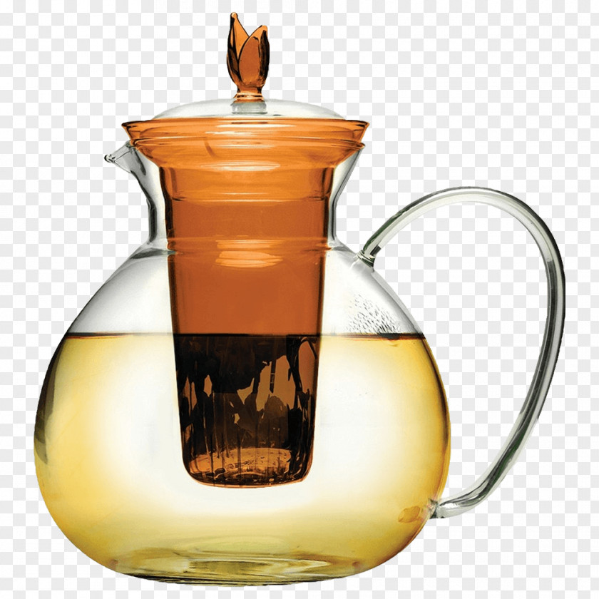 Tea Pot Flowering Teapot Glass Green PNG