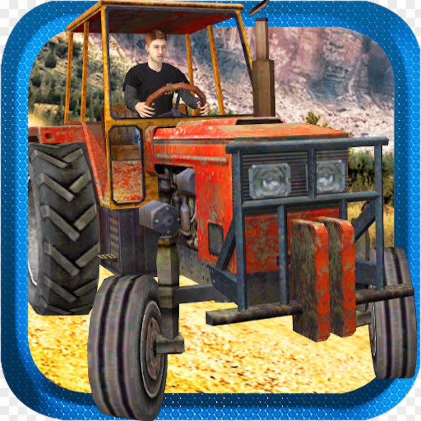 Tractor Car Racing Video Game PNG