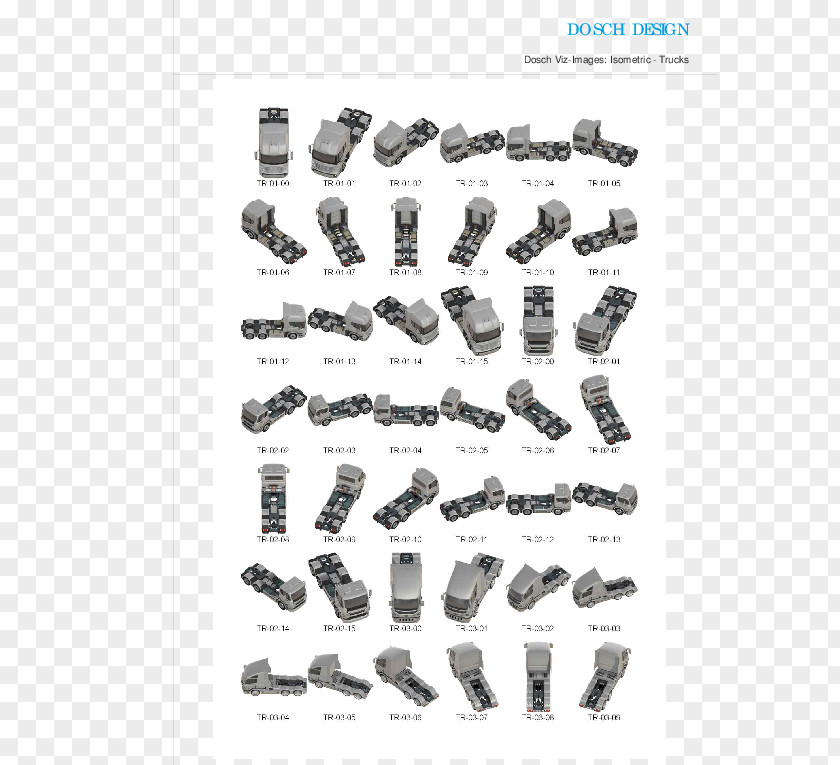 Truck Isometric Car Product Design Font PNG