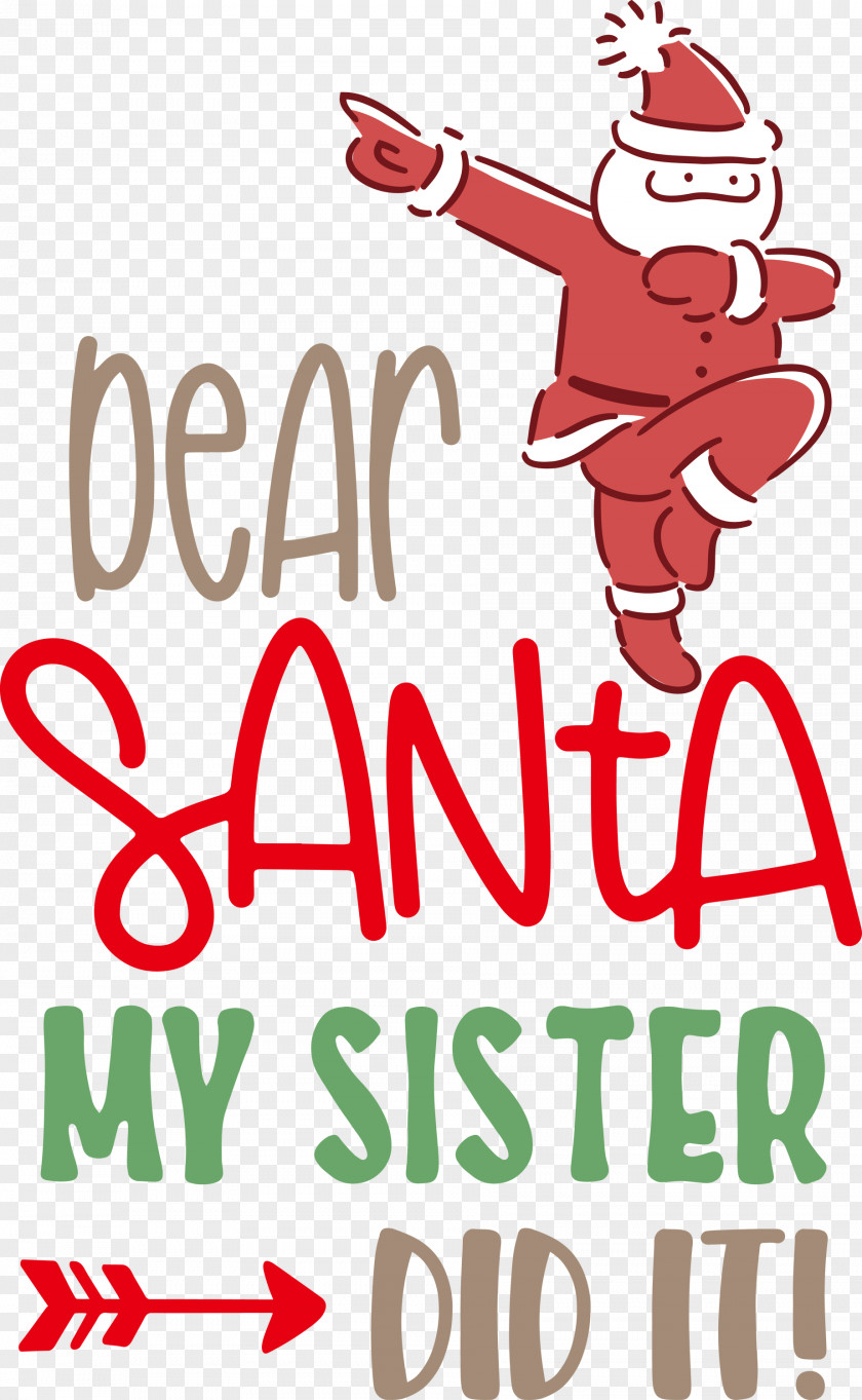 Dear Santa Christmas PNG