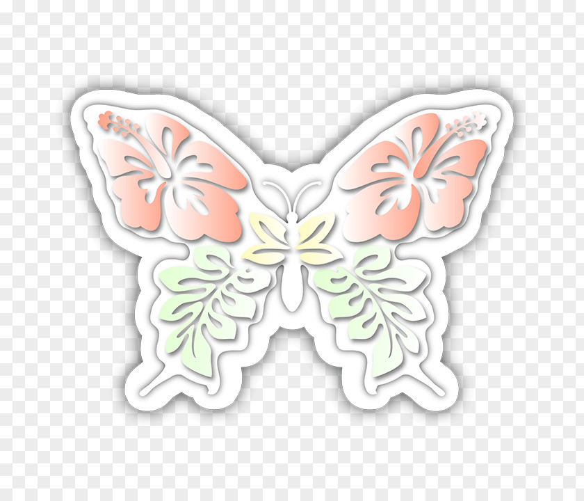 Hand Colored Butterfly Visual Arts Sticker Character Fiction PNG