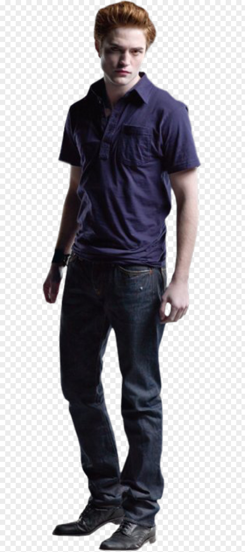 Jeans T-shirt Edward Cullen Denim Sleeve PNG