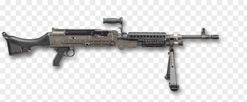 Machine Gun M249 Light M240 Squad Automatic Weapon Firearm PNG