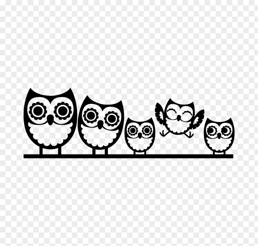 Owl Car Decal Bumper Sticker PNG