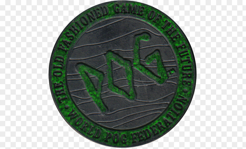 Pog Green Badge Font PNG