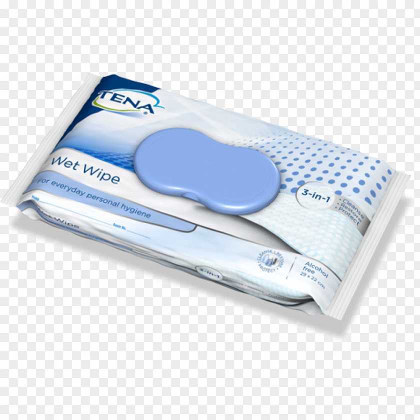 TENA Wet Wipes CASE SAVER Skin Care Tena Soft PNG