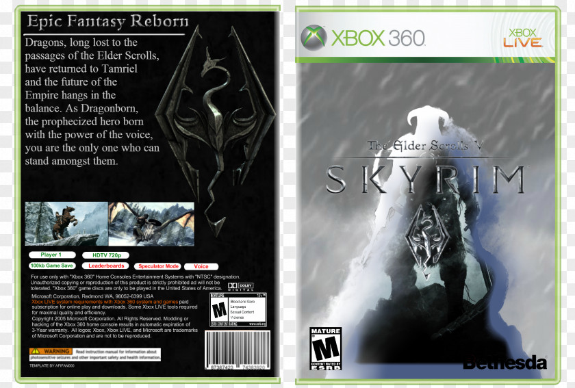 The Elder Scrolls V: Skyrim VR Xbox 360 Mortal Kombat: Deception Advertising Video Game Consoles PNG