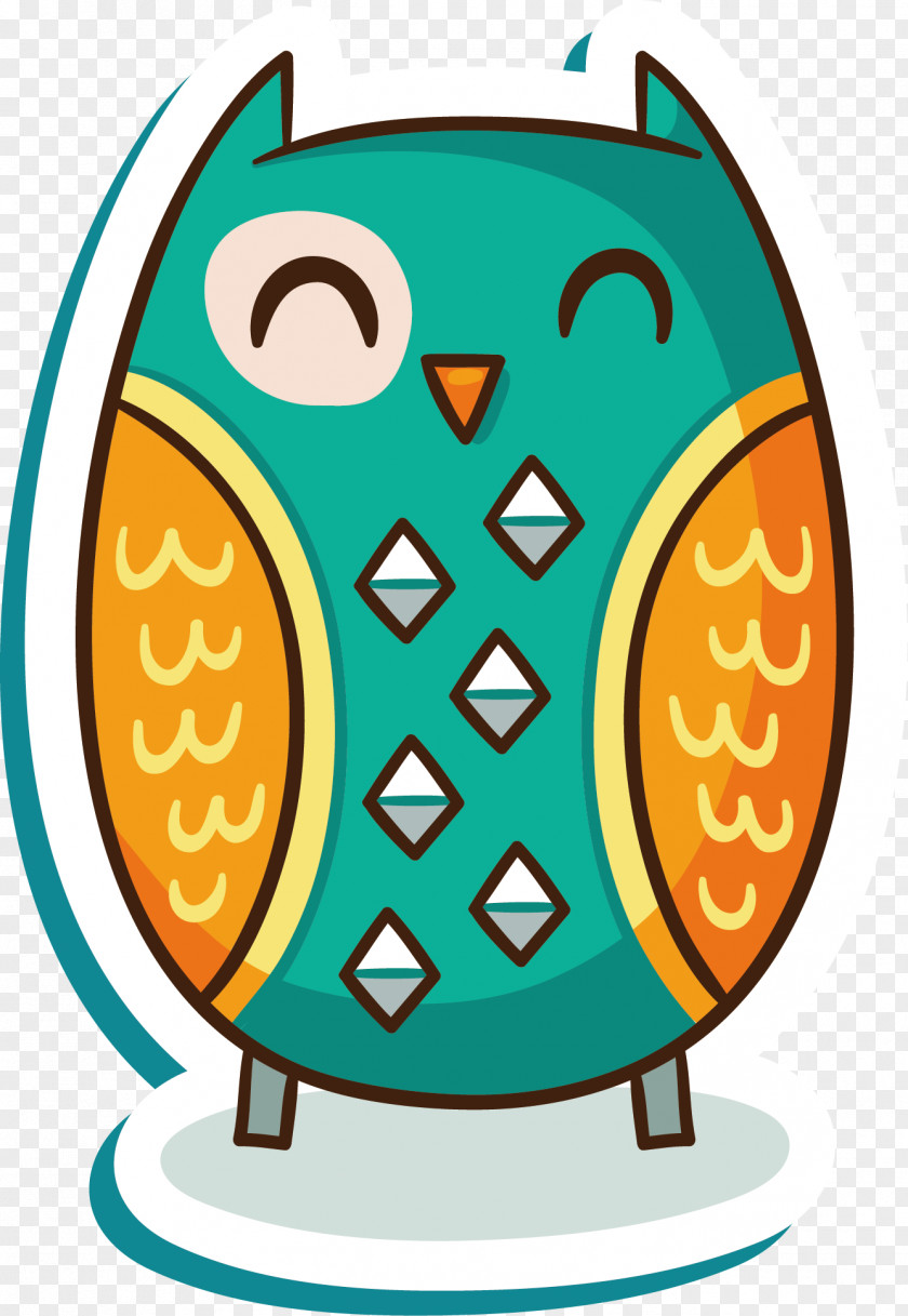 Vector Color Parrot Owl Bird Clip Art PNG