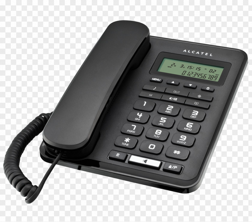 Alcatel Mobile Telephone Home & Business Phones Caller ID Digital Enhanced Cordless Telecommunications PNG