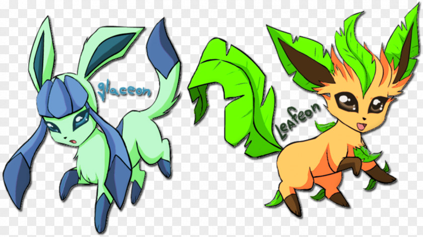 Eevee Leafeon Glaceon Evolution Pony PNG