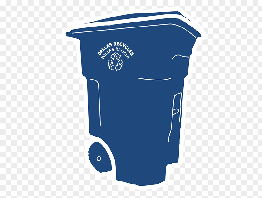Garbage Collection Station Brand Cobalt Blue Logo PNG