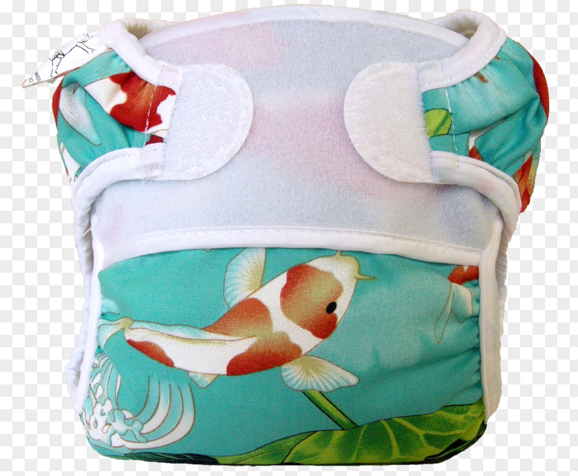 Koi Pond Swim Diaper Cloth Infant Training Pants PNG