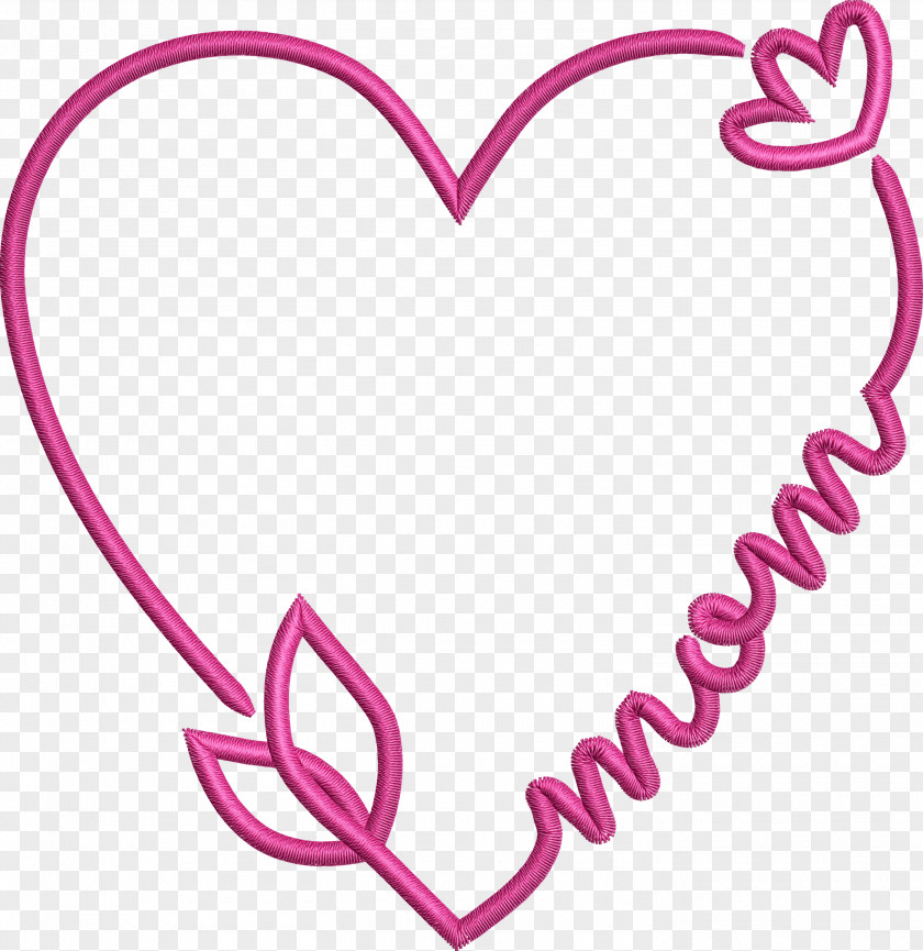 Magenta Love Heart Pink PNG