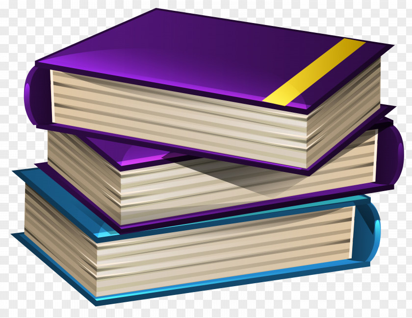 School Books Clipart Image PNG