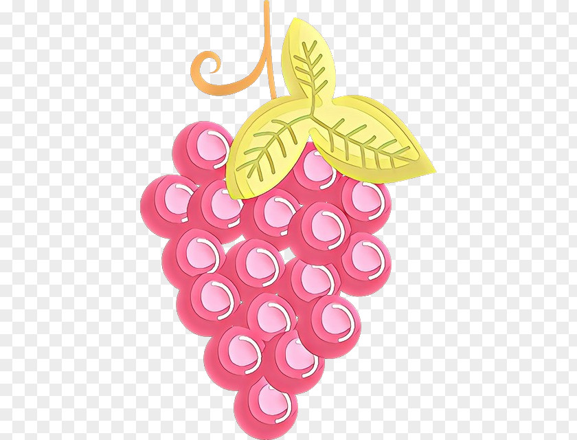 Grape Pink Leaf Grapevine Family Fruit PNG