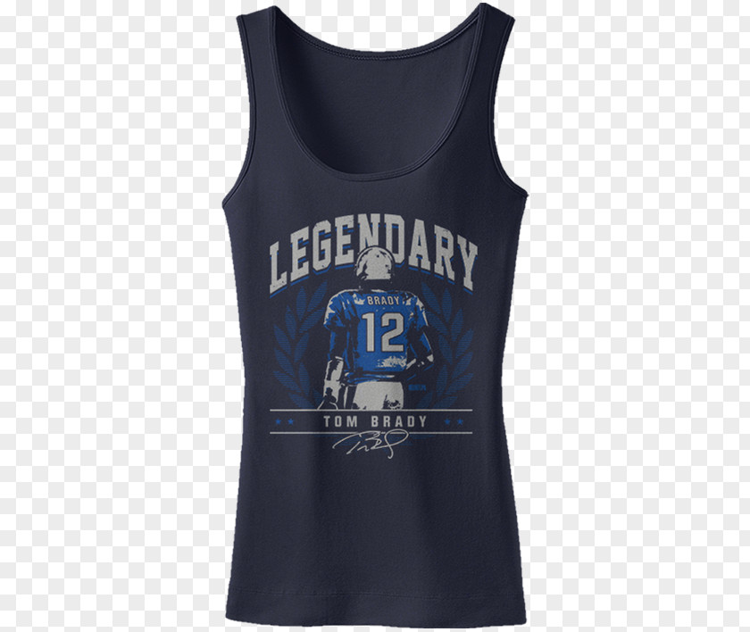 Tom Brady T-shirt Sleeveless Shirt Neckline PNG