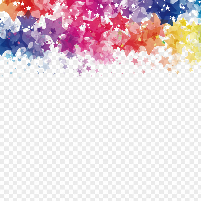 Vector Watercolor And Stars Painting Star PNG
