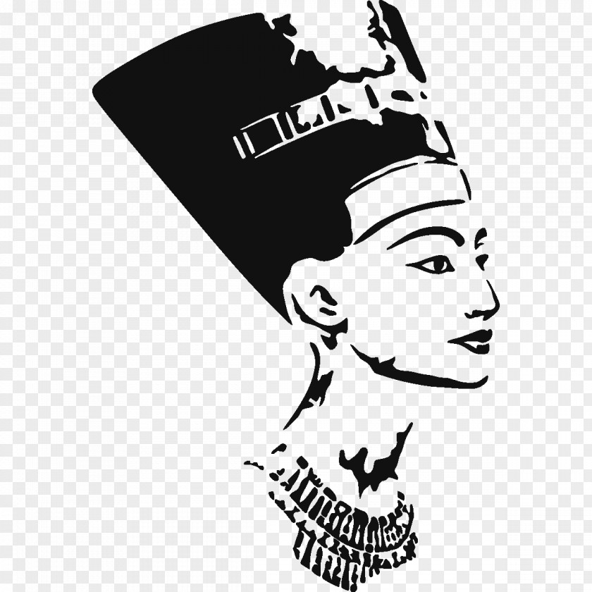 Nefertiti Bust Ancient Egypt Portrait Pharaoh PNG