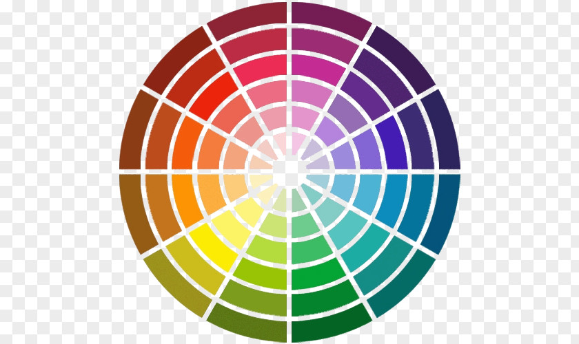 Circulo Color Wheel Gamut Palette PNG