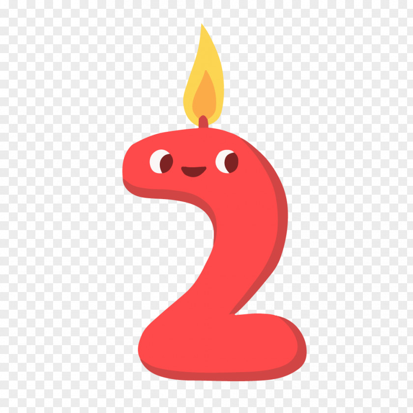 Digit Birthday Candle Digital Art Design PNG