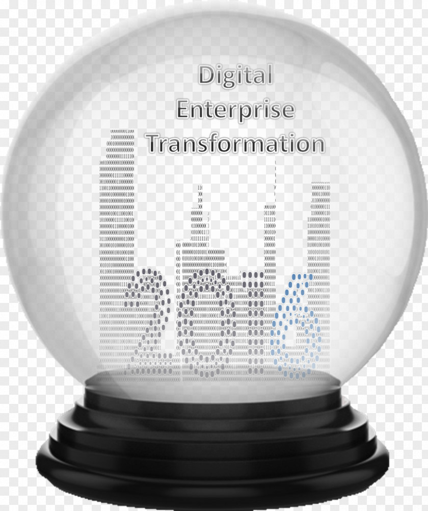 Digital Transformation Crystal Ball Supply Chain Prediction Clairvoyance PNG