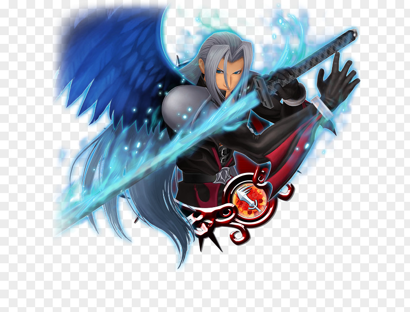 Kingdom Hearts χ KINGDOM HEARTS Union χ[Cross] 358/2 Days Birth By Sleep Sephiroth PNG