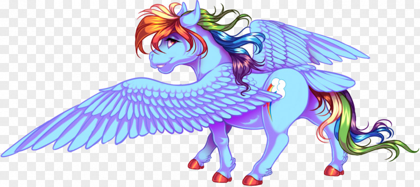 Pegasus Rainbow Dash Pony Horse Drawing PNG