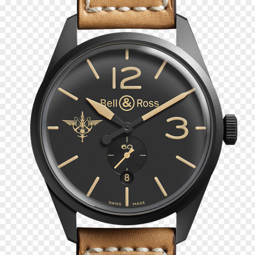 Watch Bell & Ross, Inc. Strap Automatic PNG