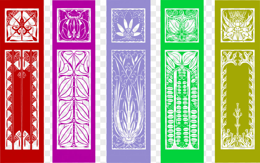 Antique Windows Pattern Window Motif Graphic Design PNG