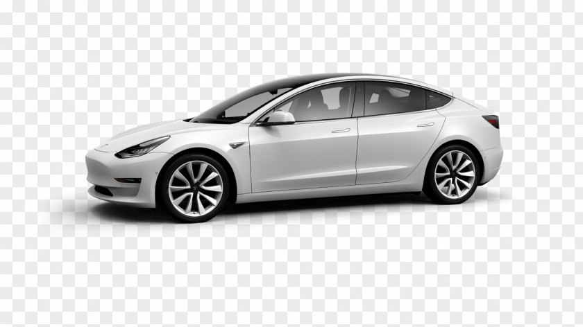 Car Tesla Model 3 S Electric Vehicle PNG