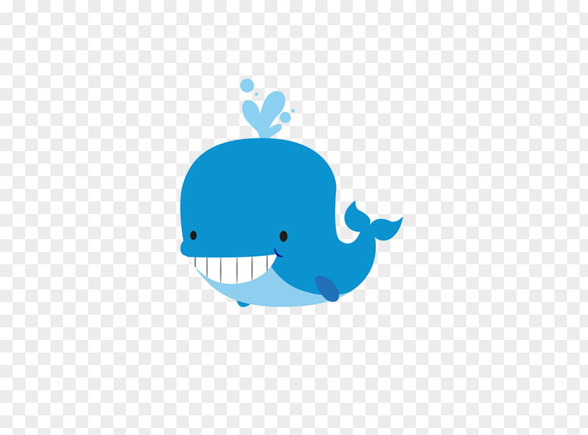 Cute Whale Blue Shark Birthday PNG