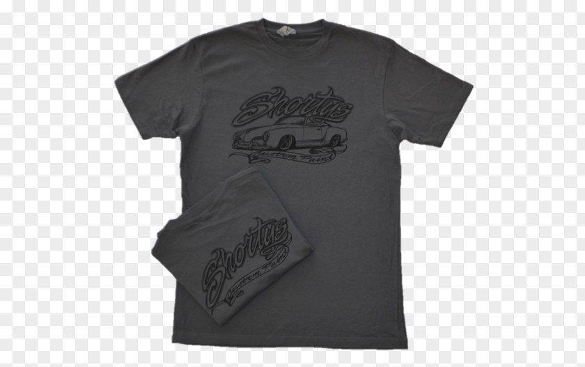 Gray Paint T-shirt Sleeve Black White PNG