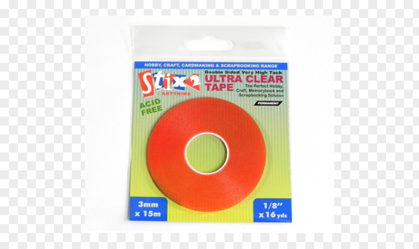Magnetic Tape Stix2 Double Sided Ultra Clear Very High Tack Adhesive Paper Box-sealing Double-sided PNG