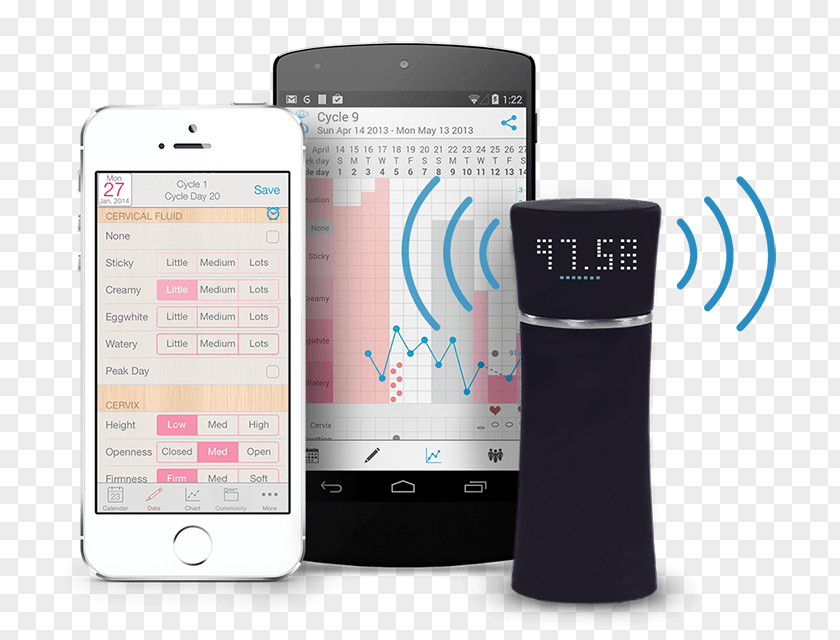 Smartphone Feature Phone Kindara Basal Body Temperature Fertility Awareness PNG