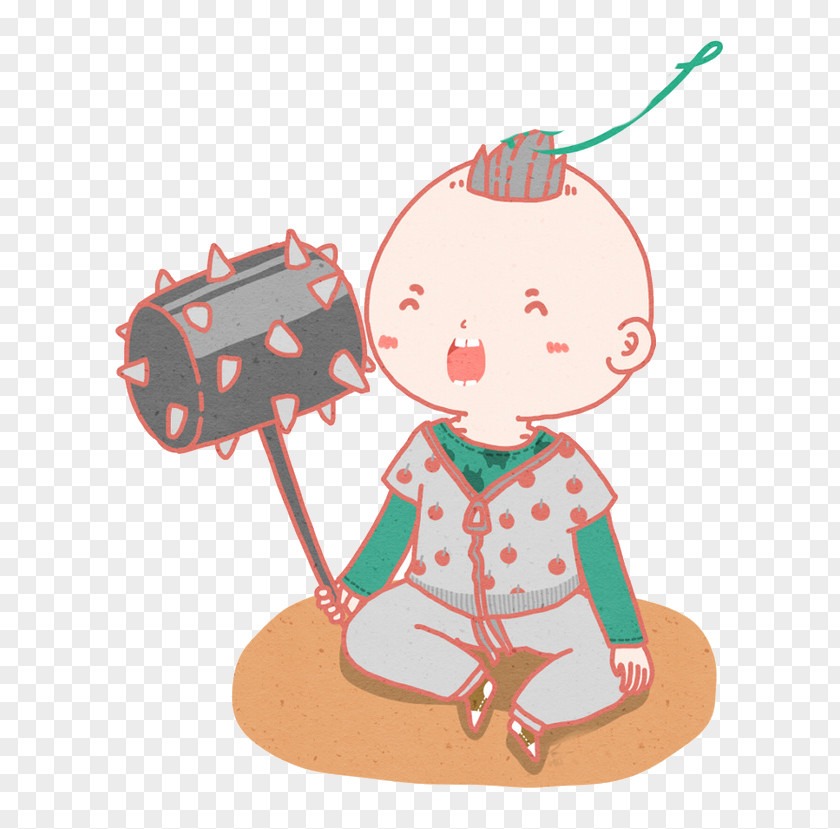 The Boy With Hammer Clip Art PNG
